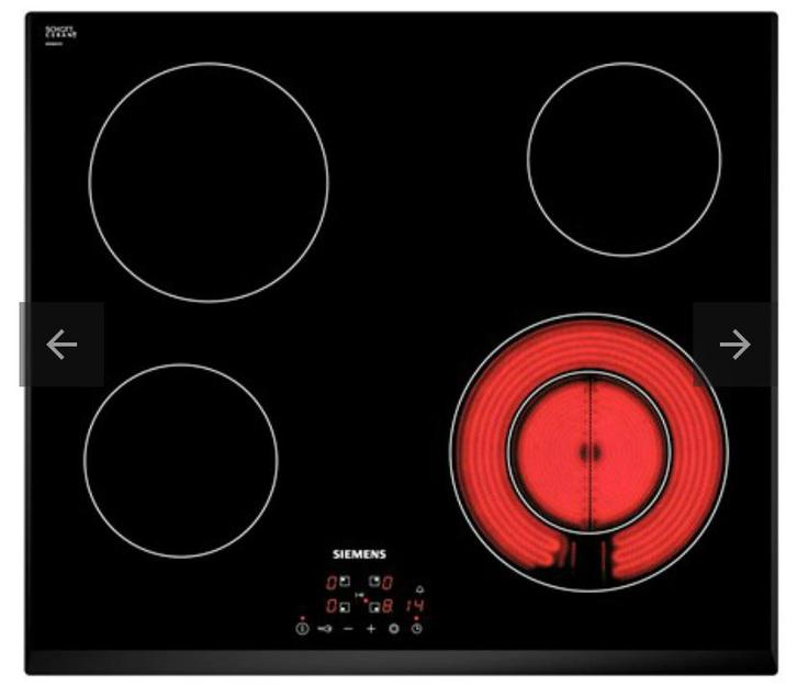 Siemens keramische kookplaat, standaard nismaat, Elektronische apparatuur, Kookplaten, Nieuw, Inbouw, 4 kookzones, Ophalen