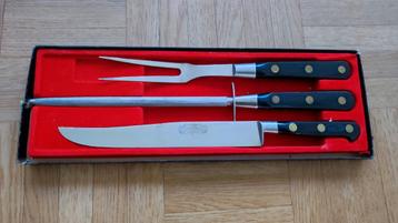 Mes , vork, staal. Merk Sabatier. beschikbaar voor biedingen