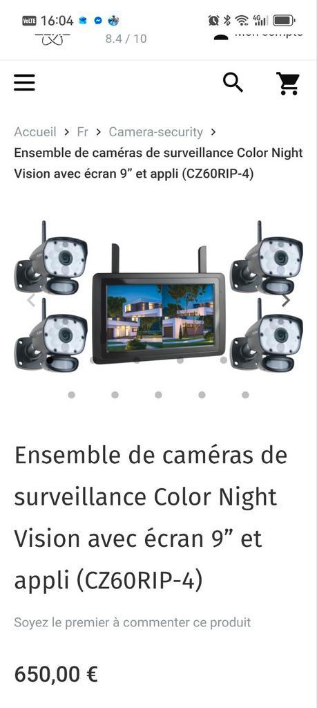 Ensemble de caméras de surveillance elro  Color Night Vision, Audio, Tv en Foto, Videobewaking, Zo goed als nieuw, Ophalen of Verzenden