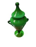 Pot d'apothicaire en verre vert empoli, Ophalen