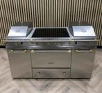 Luxe Lacanche Fornuis Keramisch 150 + Friteuse + Multicooker, 60 cm of meer, 4 kookzones, Grill, Vrijstaand