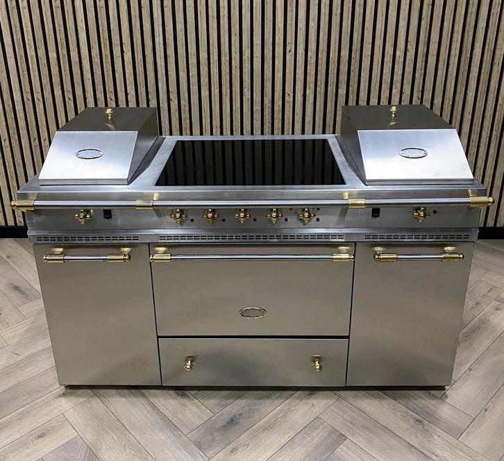 Luxe Lacanche Fornuis Keramisch 150 + Friteuse + Multicooker, Elektronische apparatuur, Fornuizen, Zo goed als nieuw, Vrijstaand