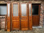 Dubbele deur eik, Doe-het-zelf en Bouw, Ophalen, Gebruikt, Binnendeur, Hout