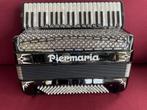 Z.g.a.n. Piermaria accordeon . 120 bas . 4 korig . Musette ., Muziek en Instrumenten, Zo goed als nieuw, 120-bas, Met riemen, Toetsaccordeon