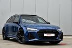 Audi RS6 PERFORMANCE / SOFT CLOSE / MATT CARBON PACK, Auto's, Automaat, Blauw, RS6, Leder