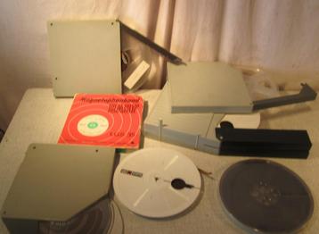 6 Bandrecorder Tapes met 2 lege spoelen - 18cm beschikbaar voor biedingen