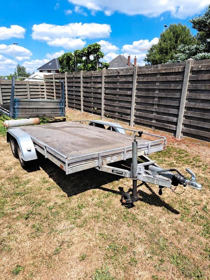 GTF Autoremork 2000kg 4mx1.8m, Auto diversen, Aanhangers en Bagagewagens, Gebruikt, Ophalen