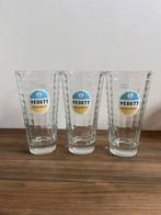 3 originele Vedett bierglazen – Extra White, Ophalen of Verzenden, Zo goed als nieuw