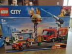 Lego City 60214 brand in hamburgerrestaurant, Ophalen of Verzenden, Zo goed als nieuw, Complete set, Lego