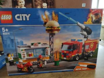 Lego City 60214 brand in hamburgerrestaurant  beschikbaar voor biedingen