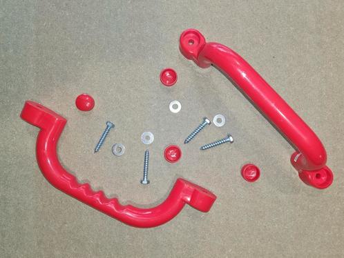 2 sets van 2 plastic handgrepen - rood, Kinderen en Baby's, Speelgoed | Overig, Nieuw, Jongen of Meisje, Ophalen of Verzenden
