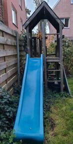 Blauwe glijbaan, Enfants & Bébés, Jouets | Extérieur | Aires de jeux, Enlèvement, Comme neuf, Toboggan