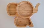 Baby Bamboe Bord met Siliconen Zuig Olifant, Ophalen, Gebruikt