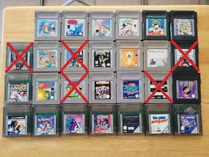 Lot de jeux Game Boy / Game Boy Color (PRIX EN DESCRIPTION), Games en Spelcomputers, Games | Nintendo Game Boy, Gebruikt, Ophalen