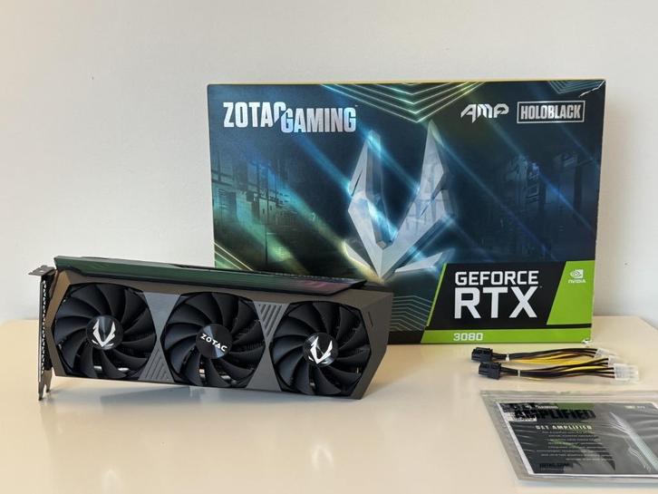RTX 3080 AMP Holo 10GB - Thermal Grizzly Kryonaut repaste, Computers en Software, Videokaarten, Zo goed als nieuw, Nvidia, PCI-Express 4.0