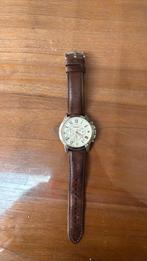 Fossil mannen horloge, Handtassen en Accessoires, Horloges | Dames, Ophalen, Zo goed als nieuw, Leer, Fossil