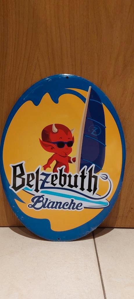 Panneau publicitaire bière Belzebuth (neuf sous emballage), Collections, Marques de bière, Neuf, Panneau, Plaque ou Plaquette publicitaire
