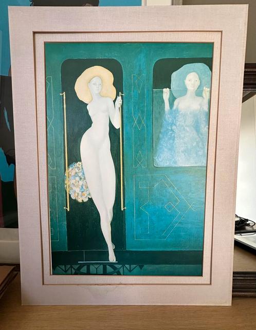 Print van Leonor Fini – Vesper Express, Antiek en Kunst, Kunst | Schilderijen | Modern, Ophalen of Verzenden