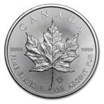 Canada - Pièce de 1 oz en argent Maple Leaf 2015, Argent, Enlèvement ou Envoi