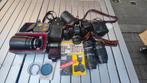 Nikon F801 + objectifs et divers, Audio, Tv en Foto, Ophalen, Gebruikt, Nikon