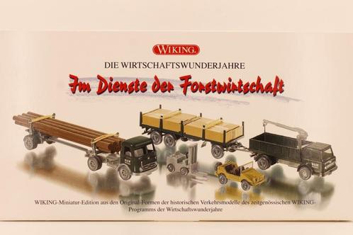 1/87 Wiking Die Wirtschaftswunderjahre - Set forestier, Hobby & Loisirs créatifs, Voitures miniatures | 1:87, Comme neuf, Autres types