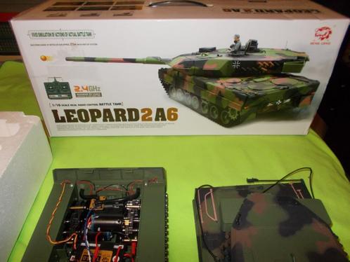 Heng Long 1/16  Leopard 2A6, Hobby & Loisirs créatifs, Modélisme | Radiocommandé & Téléguidé | Autre, Comme neuf, Enlèvement ou Envoi