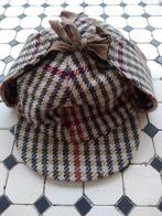 Sherlock Holmes Deerstalker hat - hoed vintage, Ophalen of Verzenden, Hoed