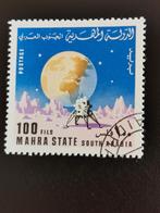 État de Mahra, Arabie du Sud 1967 - voyages dans l'espace, Enlèvement ou Envoi, Affranchi