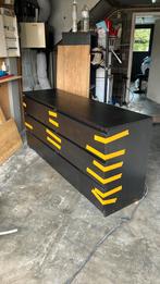 Malm ladekast zwart bruin IKEA 6 laden, Huis en Inrichting, Ophalen, Gebruikt