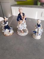 3 porceleinen  beeldjes, Ophalen, Zo goed als nieuw