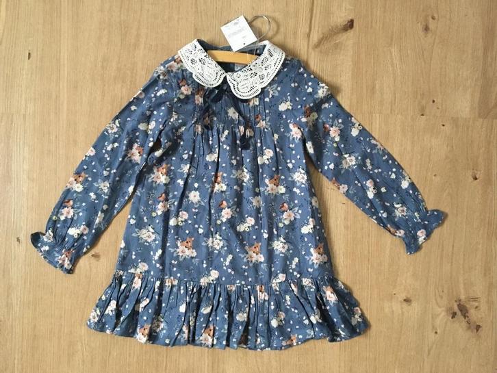 CHARANGA, mooie jurk "hertjes" maat 110 (nieuw), Kinderen en Baby's, Kinderkleding | Maat 110, Nieuw, Meisje, Jurk of Rok, Ophalen of Verzenden