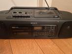 Vintage radio/CD/Cassette speler “ Sony”, Ophalen of Verzenden, Gebruikt, Overige typen, Met cd-speler