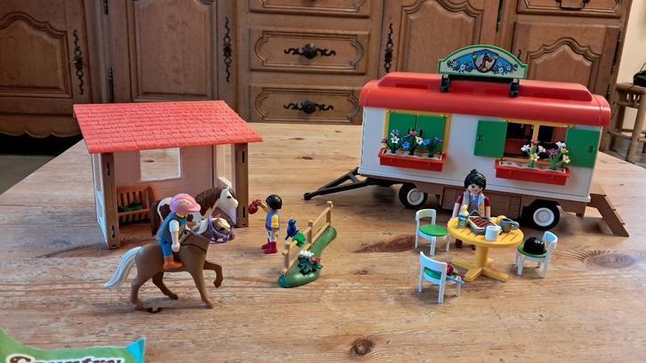 Playmobil - Roulotte Country 70510, Kinderen en Baby's, Speelgoed | Playmobil, Gebruikt, Complete set, Ophalen