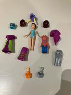 Polly Pocket magnetique poupée + vêtements + accessoires, Enlèvement ou Envoi
