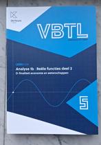 VBTL – Leerboek Analyse 1b: Reële functies Deel 2, Boeken, ASO, Economie, Ophalen of Verzenden, Nieuw