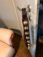 Bruine leren halsketting te koop, Dieren en Toebehoren, Paarden en Pony's | Hoofdstellen en Tuigage, Ophalen of Verzenden, Nieuw