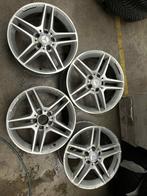 4 jantes alu amg r17 pouce pour mercedes classe c200 , Ophalen, Velg(en)