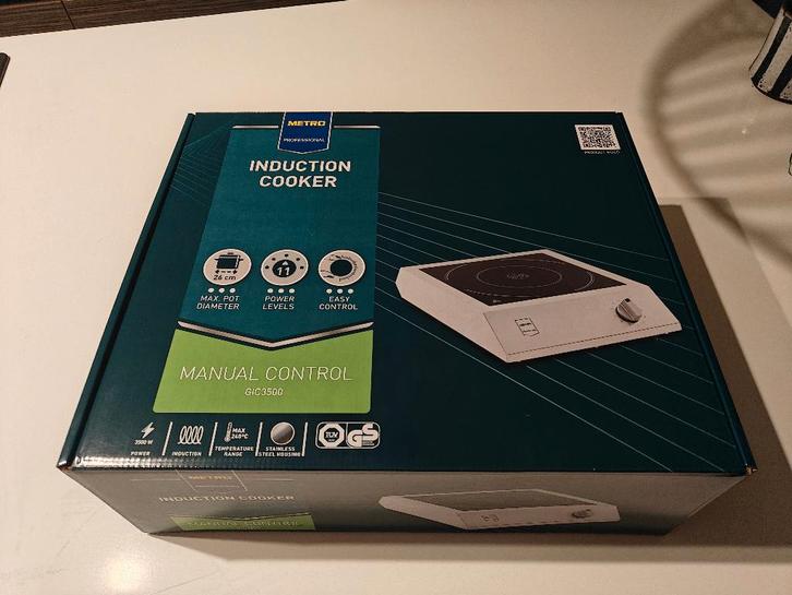 Inductie kookplaat - NIEUW!, Electroménager, Tables de cuisson, Neuf, Autoportant, Enlèvement