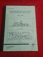 Répertoire locomotives chemin de fer état Belge et SNCB, Envoi, Comme neuf, Train, Livre ou Revue
