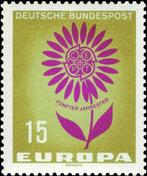 Y&T 313-314-Michel 445-446-1964 - Europazegels - postfris XX, Ophalen of Verzenden, BRD, Postfris