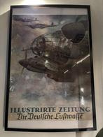 Poster Heinkel 111 WW2 Luftwaffe 80x60 Reproductie., Verzamelen, Ophalen, Luchtmacht, Foto of Poster