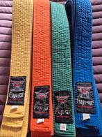 Karate gordels set van 4 kleuren, Sport en Fitness, Vechtsporten en Zelfverdediging, Ophalen, Gebruikt, Karate, Vechtsportmaterialen