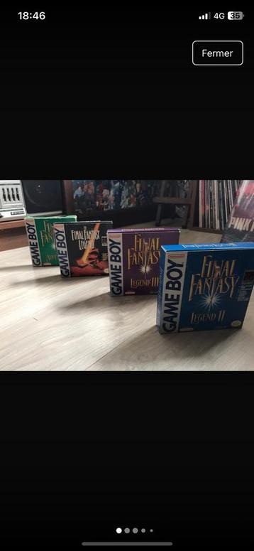 Collection complète Gameboy Classic Final Fantasy, Enlèvement ou Envoi