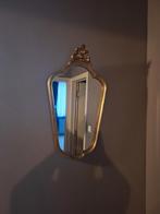 Antiek gouden Louis XV spiegel met kuif., Ophalen