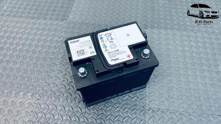 Origineel BMW AGM Accu Batterij 60ah 660 A 9381845, Auto-onderdelen, Accu's en Toebehoren, BMW, Mini, Gebruikt, Ophalen of Verzenden