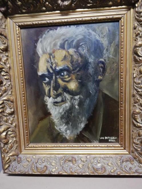 Paul Van Peteghem, 'Oude man', schilderij, Antiek en Kunst, Kunst | Schilderijen | Klassiek, Ophalen of Verzenden