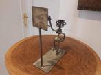 Unieke vintage metalen sculptuur – Basketballer | Industriël, Antiek en Kunst, Ophalen of Verzenden