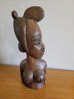 Statuette africaine en bois massif, Antiquités & Art, Enlèvement