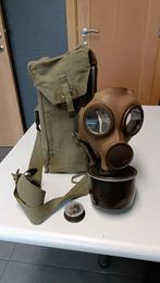 Oud gasmasker Belgisch leger., Verzamelen, Overige typen, Landmacht, Ophalen