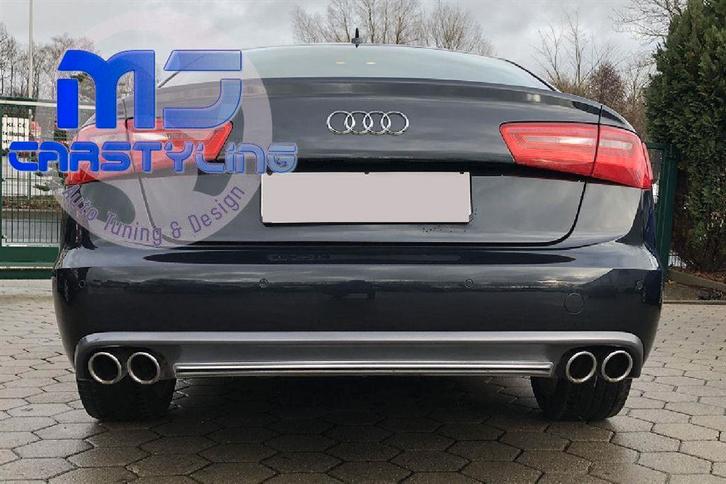 AUDI A6 [C7] - ACHTERBUMPER DIFFUSER [S6 Look], Autos : Divers, Tuning & Styling, Enlèvement ou Envoi